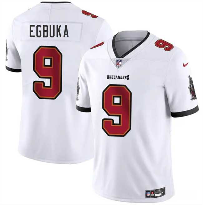 Men & Women & Youth Tampa Bay Buccaneers #9 Emeka Egbuka White 2025 Draft Vapor Untouchable Limited Stitched Jersey->seattle seahawks->NFL Jersey